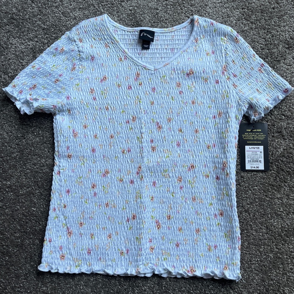Girls spring top (L10/12) new with tags